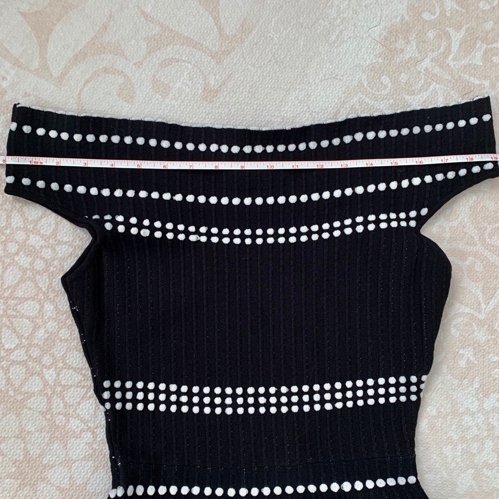Adelyn Rae Bella Sweater Knit Off Shoulder Dress - Picture 8 of 11